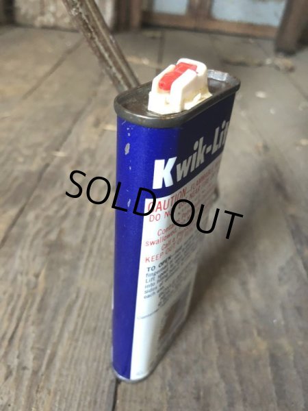 画像3: Vintage Oil Can Kwik-Lite Lighter Fluid (C510) (3)