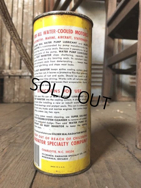 画像4: Vintage Oil Can SOLDER SEAL Water Pumo Lubricant and Rust Onhibitor (C535)  (4)