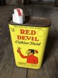 画像2: Vintage Oil Can RED DEVIL Lighter Fluid (C507) (2)