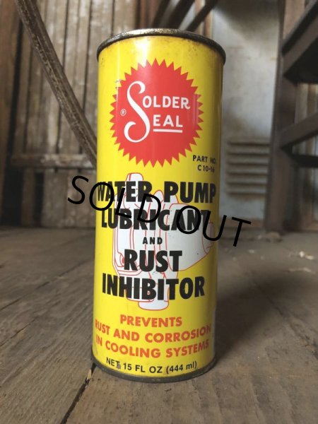 画像2: Vintage Oil Can SOLDER SEAL Water Pumo Lubricant and Rust Onhibitor (C535)  (2)