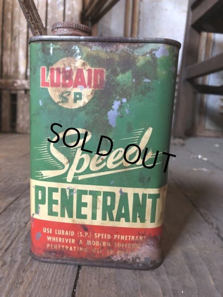 画像2: Vintage 1pt Can LUBAID SP Speed Penetrant (C521)  (2)