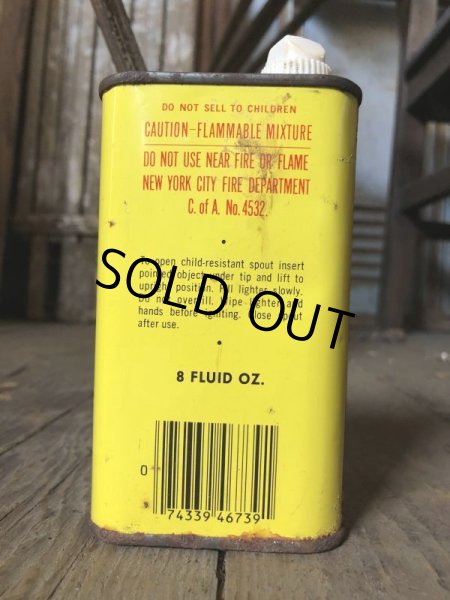 画像4: Vintage Oil Can RED DEVIL Lighter Fluid (C507) (4)