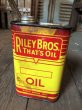 画像3: Vintage 1pt Oil Can RILEY BROS. That's Oil (C529)  (3)
