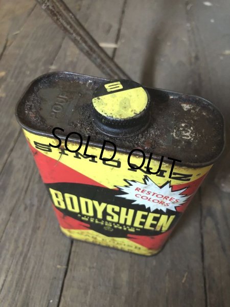 画像2: Vintage 1pt Can SIMONIZ BODYSHEEN Car Polish Cleaner (C522)  (2)