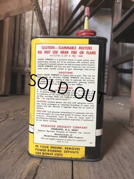 画像4: Vintage 1Pt Oil Can Liguid WRENCH (C502) (4)