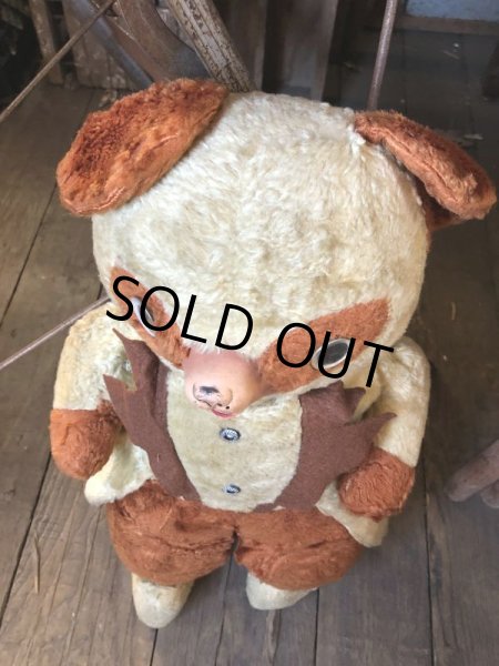 画像6: Vintage Plush Doll Panda Bear BIG SIZE 50cm (B591） (6)