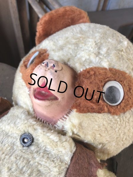 画像4: Vintage Plush Doll Panda Bear BIG SIZE 50cm (B591） (4)