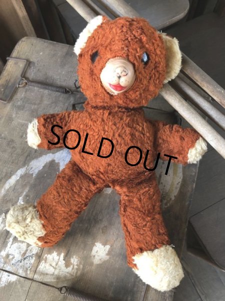 画像9: Vintage Celluloid Nose Doll Bear 22cm (B583） (9)