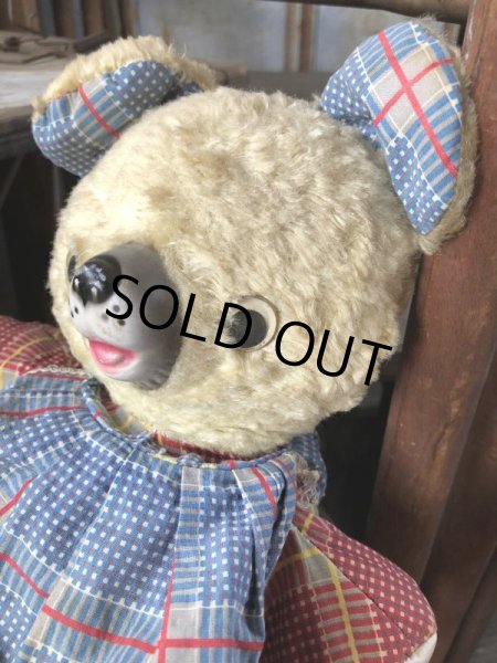 画像3: Vintage Celluloid Nose Doll Bear 22cm (B589） (3)