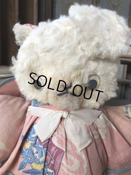 画像4: Vintage Plush Doll Bunny 23cm (B587） (4)