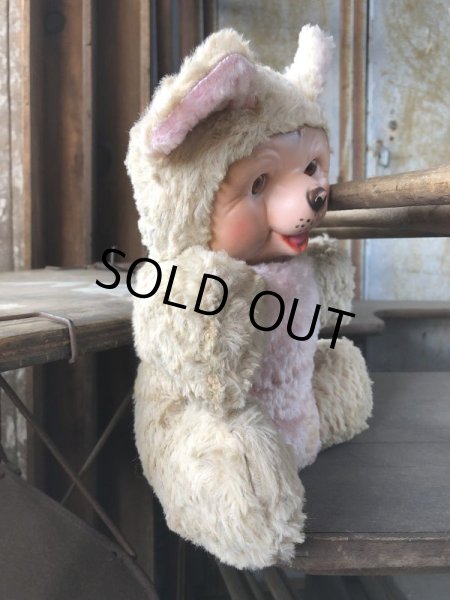 画像7: Vintage Celluloid Face Doll Bear 25cm (B579） (7)