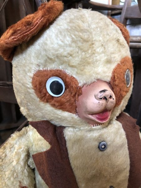 画像3: Vintage Plush Doll Panda Bear BIG SIZE 50cm (B591） (3)