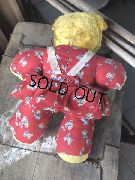 画像7: Vintage Plush Doll Teddy Bear 23cm (B586） (7)