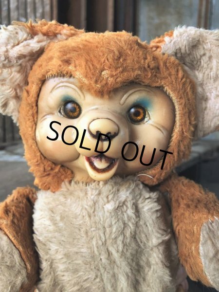 画像4: Vintage Rubber Face Doll Bear 21cm (B580） (4)