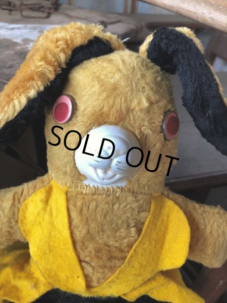 画像4: Vintage Celluloid Nose Doll Bunny 34cm (B585） (4)