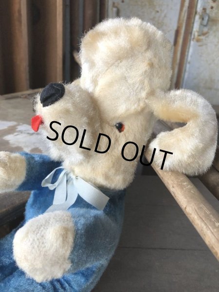 画像8: Vintage Plush Doll Poodle 25cm (B584） (8)