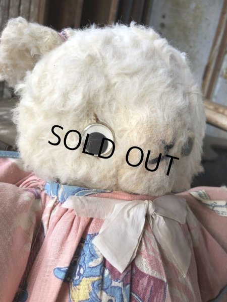 画像3: Vintage Plush Doll Bunny 23cm (B587） (3)