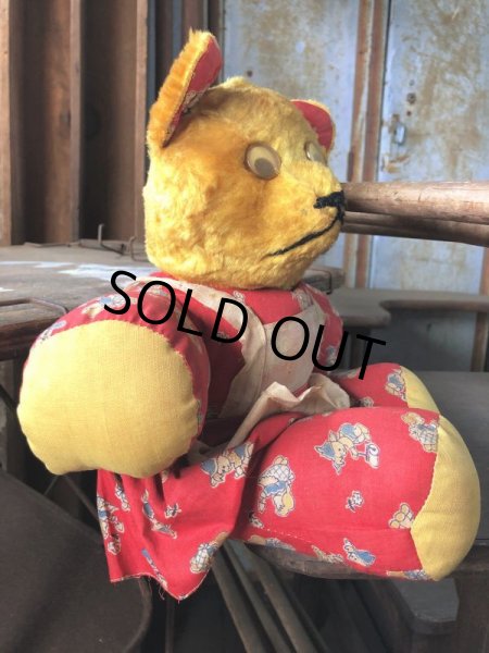 画像5: Vintage Plush Doll Teddy Bear 23cm (B586） (5)