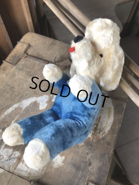 画像11: Vintage Plush Doll Poodle 25cm (B584） (11)