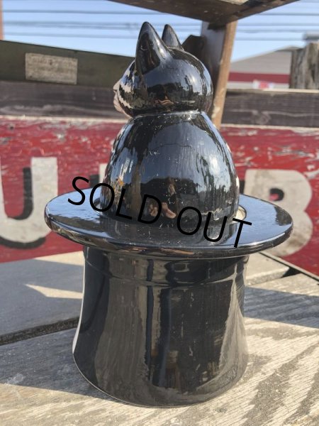 画像10: Vintage B Kliban Cats in Top Hat Trinket Jar (B595) (10)