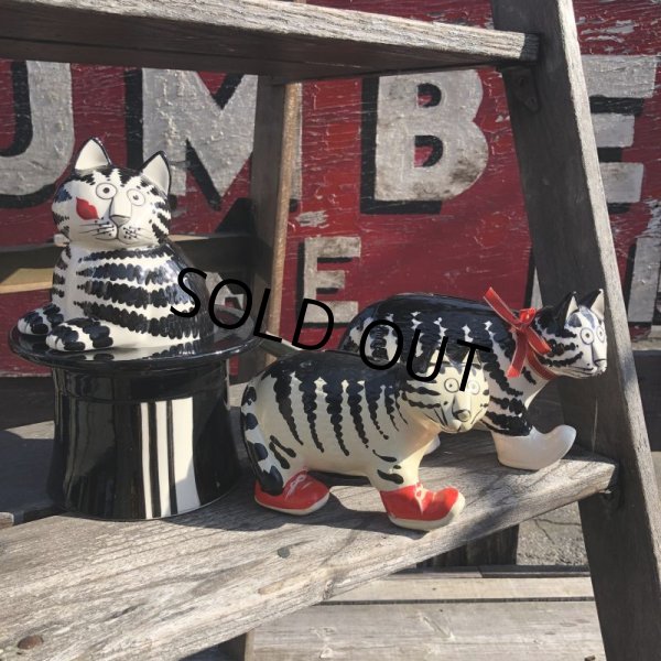 画像12: Vintage B Kliban Cats in Top Hat Trinket Jar (B595) (12)