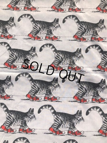 画像3: Vintage Twin Flat Sheet Fabric B Kliban Cats (B592) (3)