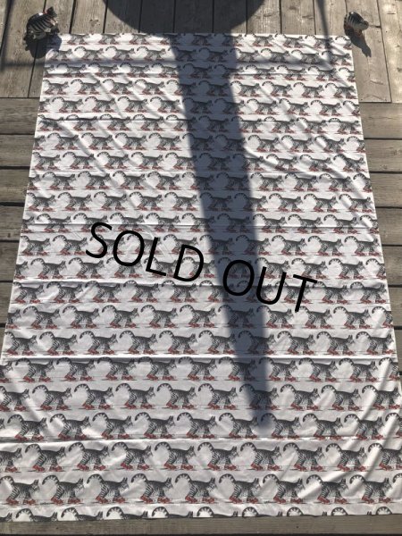 画像6: Vintage Twin Flat Sheet Fabric B Kliban Cats (B592) (6)