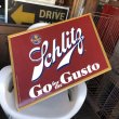 画像1: Vintage Schlitz Beer Store Display Sign (B596) (1)