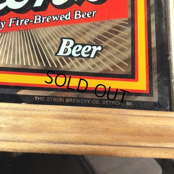 画像3: Vintage Stroh's Beer Pub Mirror (B598) (3)