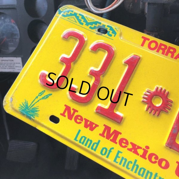 画像3: 90s Vintage American License Number Plate / New Mexico USA 311 DNR (B605) (3)