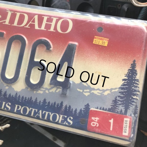 画像2: 90s Vintage American License Number Plate / IDAHO 2T 5064 (B613) (2)