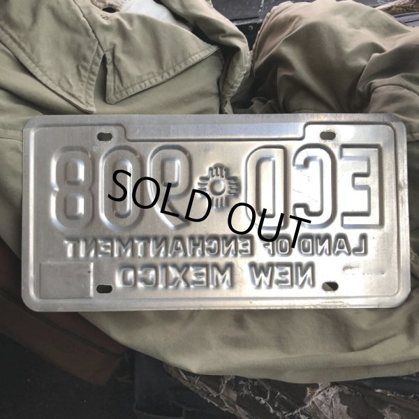 画像4: 90s Vintage American License Number Plate / New Mexico ECD 908 (B623) (4)