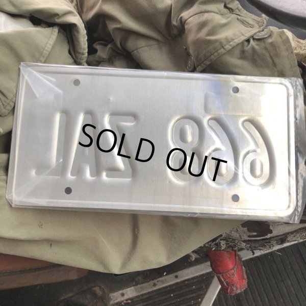 画像4: 90s Vintage American License Number Plate / UTHA 668 ZAL (B612) (4)