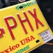 画像3: 90s Vintage American License Number Plate / New Mexico USA 744 PHX (B603) (3)