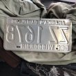 画像3: 70s Vintage American License Number Plate / WISCONSIN ZZ 1678 (B615) (3)