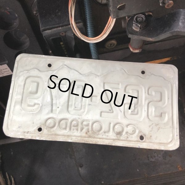 画像3:  Vintage American License Number Plate / COLORADO SGZ 079 (B618) (3)