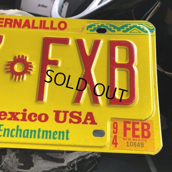 画像3: 90s Vintage American License Number Plate / New Mexico USA 237 FXB (B624) (3)