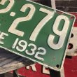 画像3: 30s Vintage American License Number Plate / 1932 AMAINE 42 279 (B638) (3)