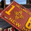 画像2: 40s Vintage American License Number Plate / 1 8154 NEW MEXICO (B630) (2)