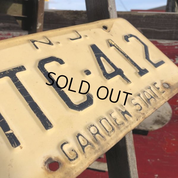 画像2: Vintage American License Number Plate / N.J MTC 412 (B636) (2)
