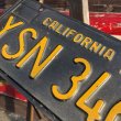 画像2: Vintage American License Number Plate / CALIFORNIA YSN 346 (B635) (2)