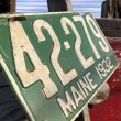 画像4: 30s Vintage American License Number Plate / 1932 AMAINE 42 279 (B638) (4)