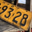 画像3: 20s Vintage American License Number Plate / NY 27 3P-93-28 (B641) (3)