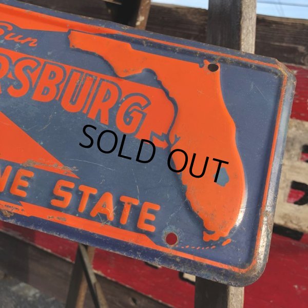 画像3: Vintage American License Number Plate / Mr.Sun ST.PETERSBURS (B627) (3)