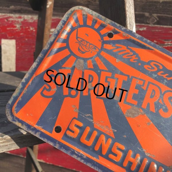 画像2: Vintage American License Number Plate / Mr.Sun ST.PETERSBURS (B627) (2)