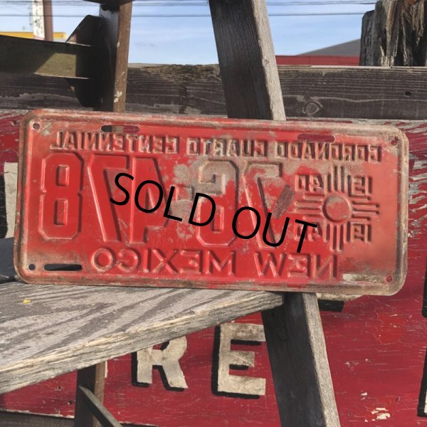 画像4: 40s Vintage American License Number Plate / 76-478 NEW MEXICO (B629) (4)