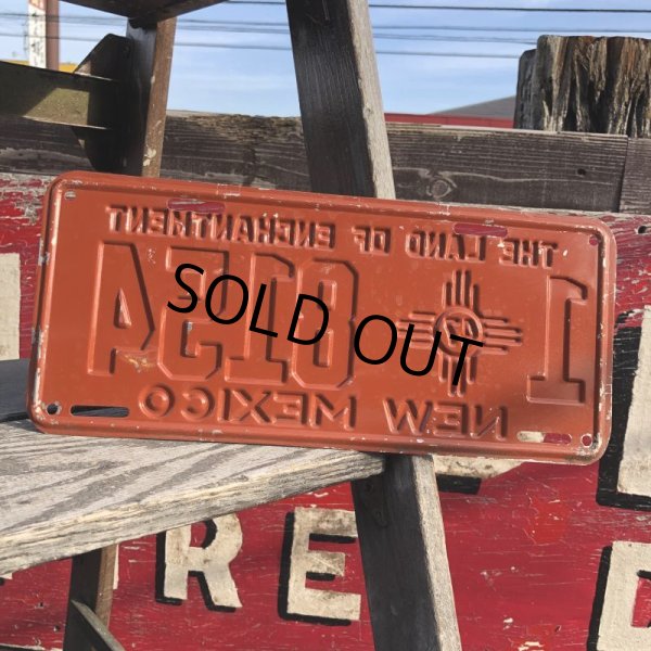 画像4: 40s Vintage American License Number Plate / 1 8154 NEW MEXICO (B630) (4)