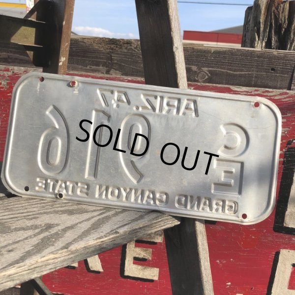 画像3: 40s Vintage American License Number Plate / ARIZ CE 916 (B632) (3)