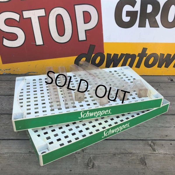 画像2: Schweppes Soda Advertising Store Display Shelf Shelving Unit Rack (B644) (2)