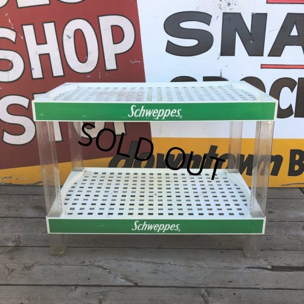 画像1: Schweppes Soda Advertising Store Display Shelf Shelving Unit Rack (B644) (1)